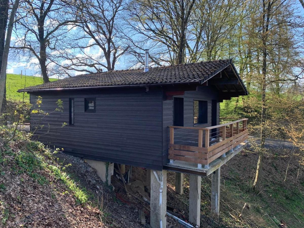 Gites Douillets : Chalet Sur Pilotis Houyet Bagian luar foto